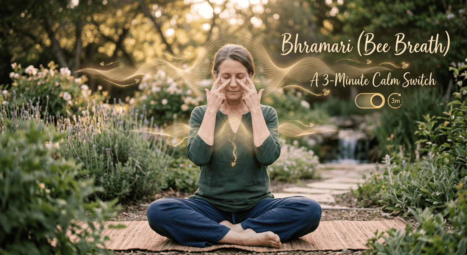 Bhramari (Bee Breath): A 3-Minute Calm Switch