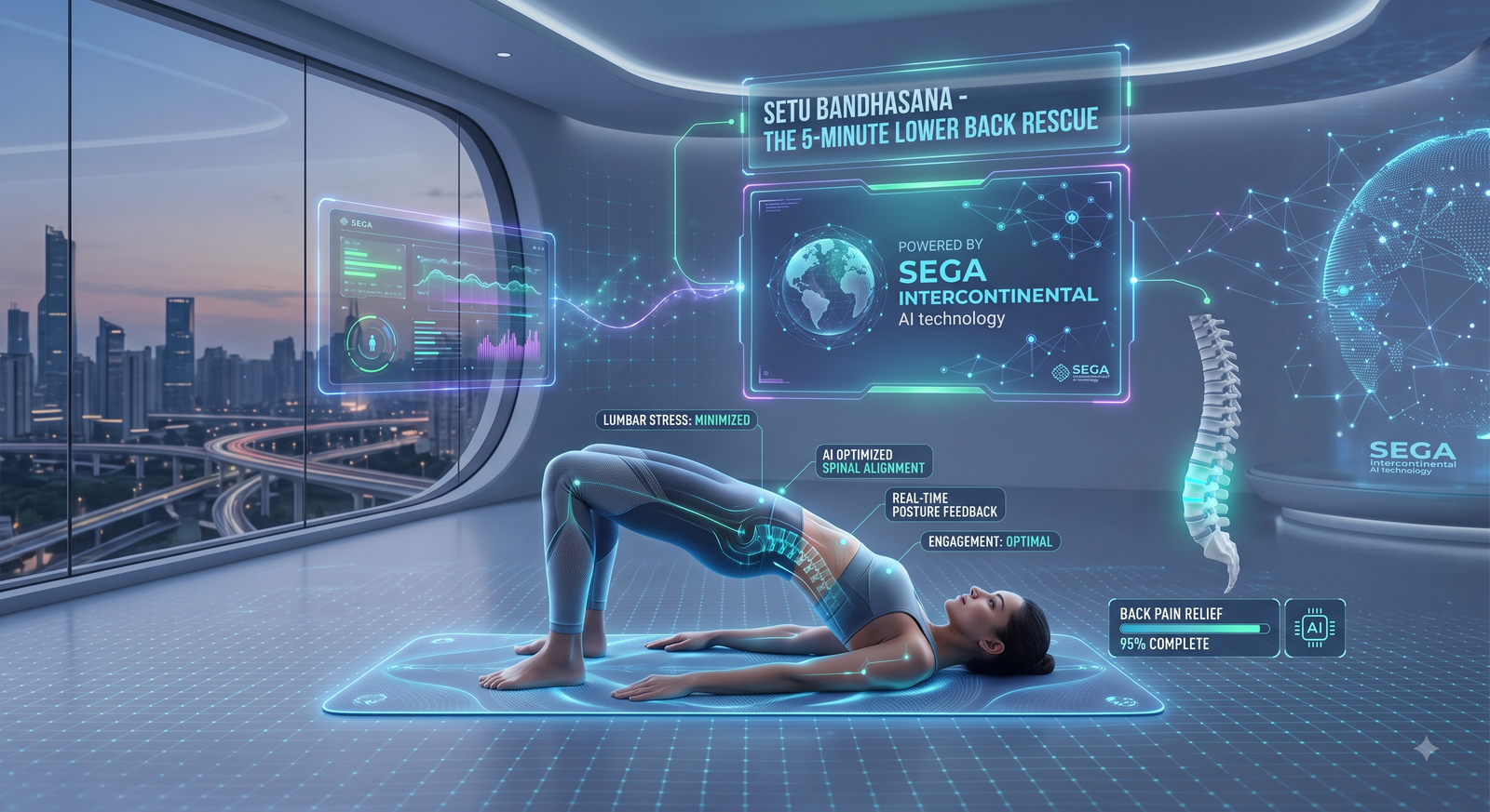 Setu Bandhasana: The 5-Minute Lower Back Rescue
