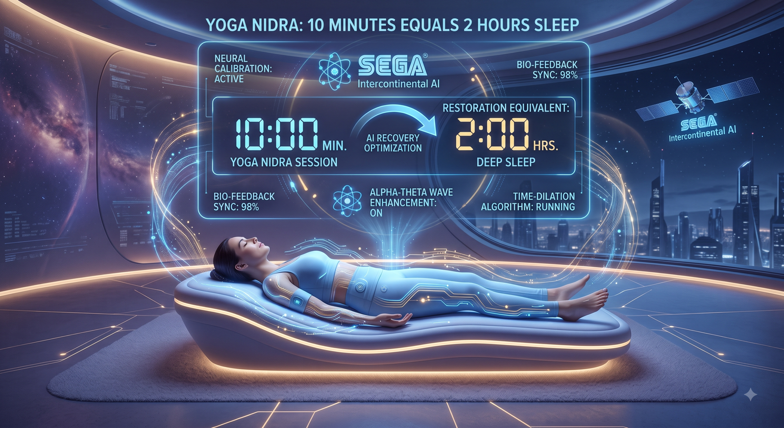 Yoga Nidra: 10 Minutes That Equal 2 Hours of Sleep