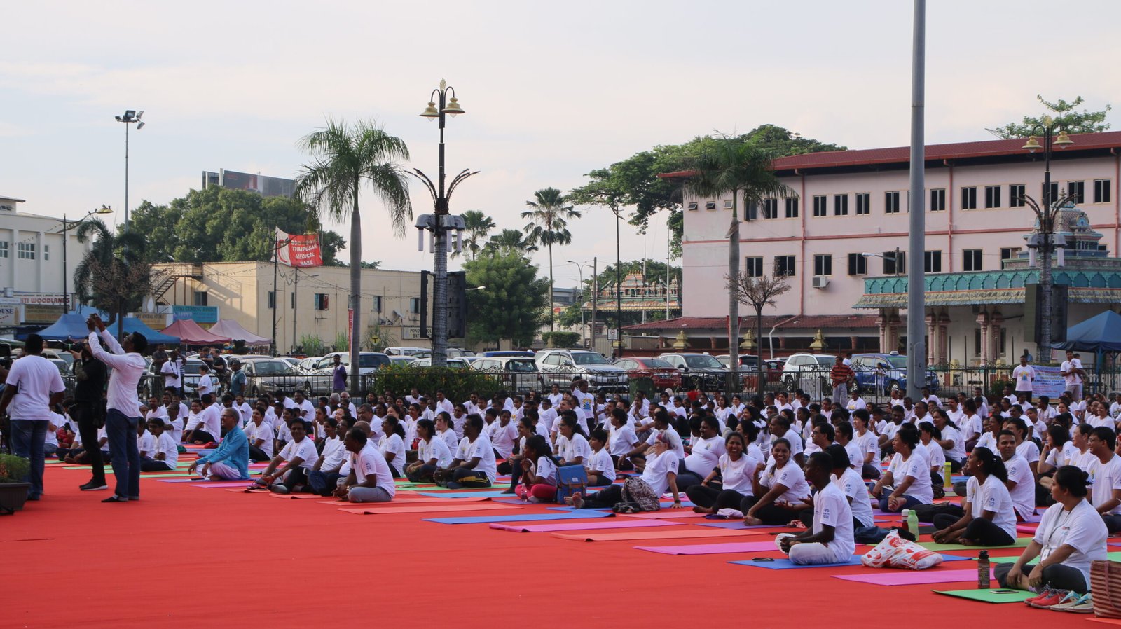 SEGA students at Yoga Day, Indian Embassy 2019