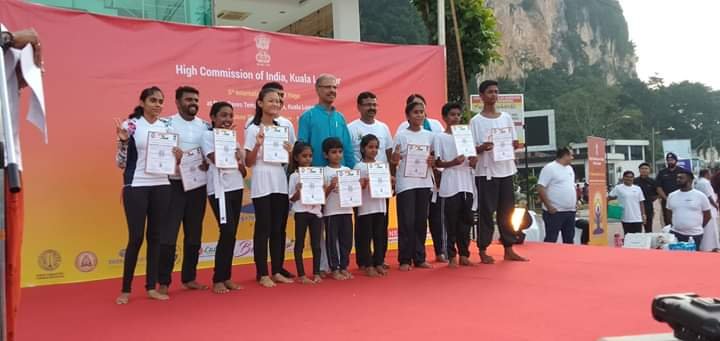 Yoga dance performance