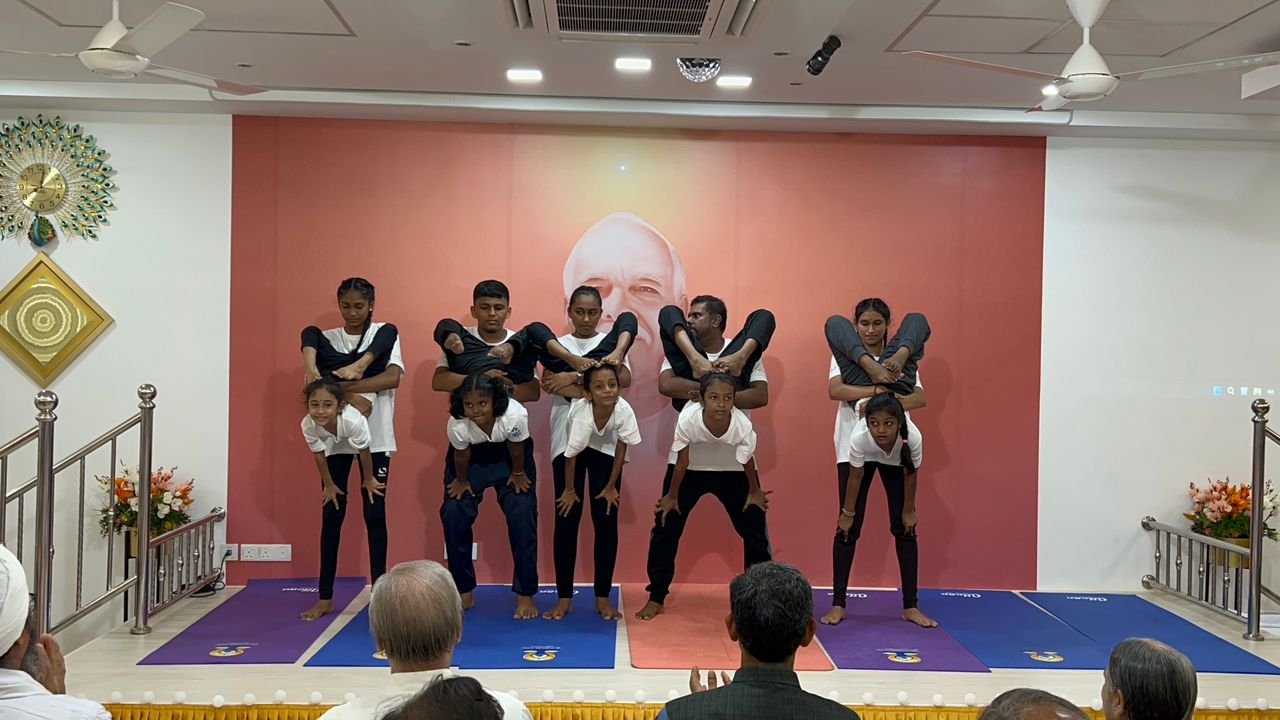 Yoga dance performance